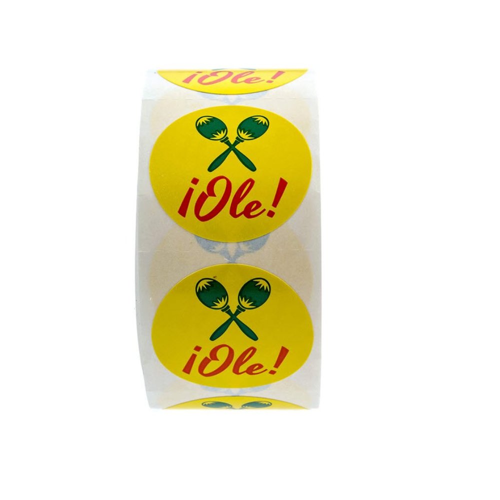 500 ¡Ole! Mexican Cinco de Mayo wafer Stickers - Picture 3 of 6